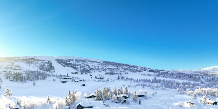 Dronebilde Skiheisen